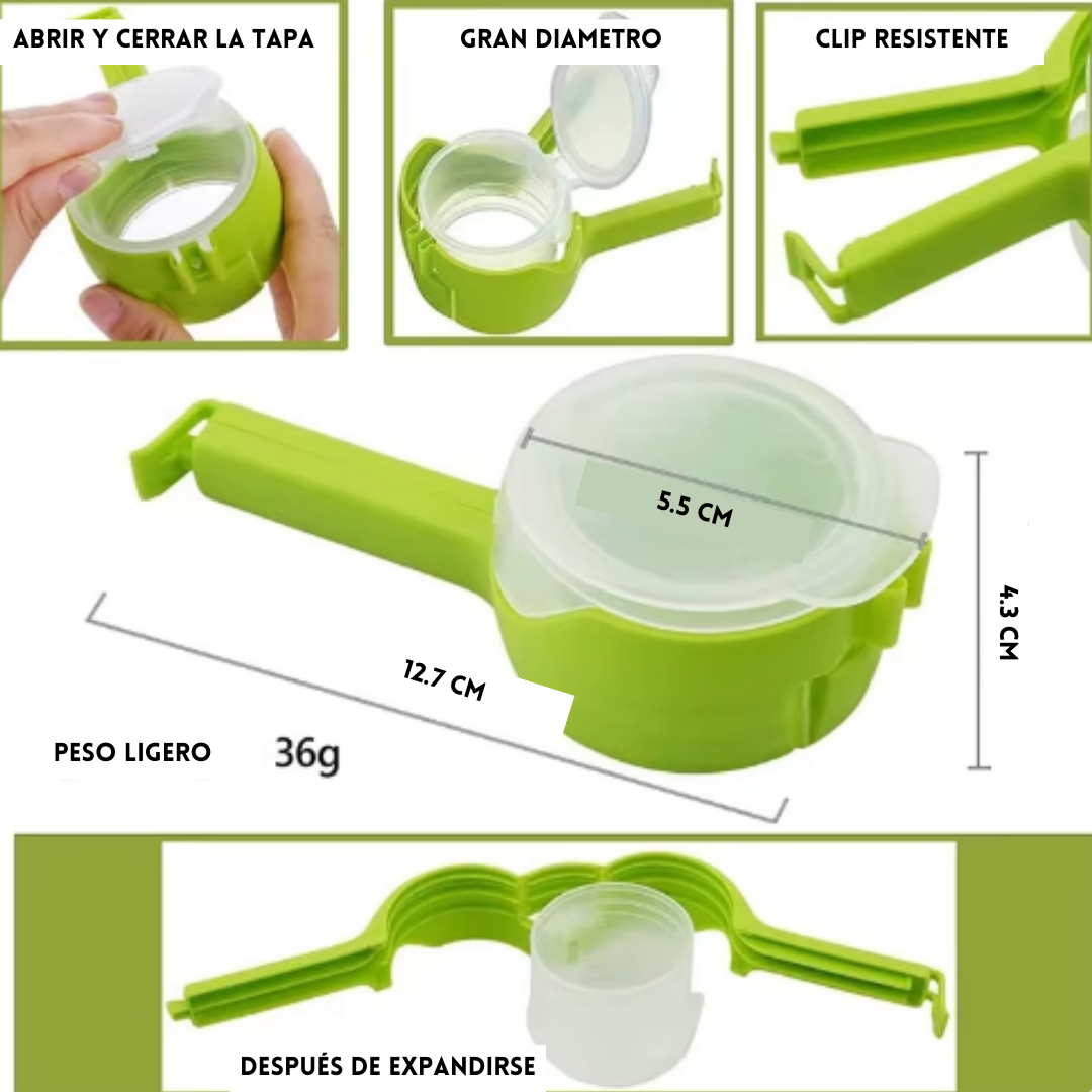 SellaPro® clip de sellado para bolsa x2 und