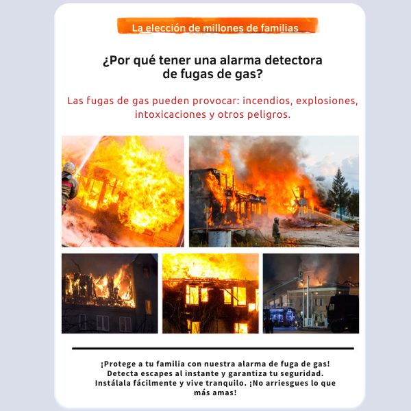 SafeGuard® ALARMA DETECTORA DE GAS NATURAL