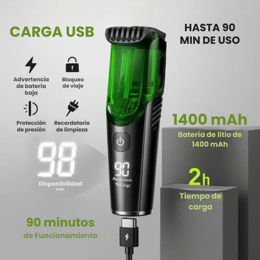 BARBERA CON ASPIRADORA