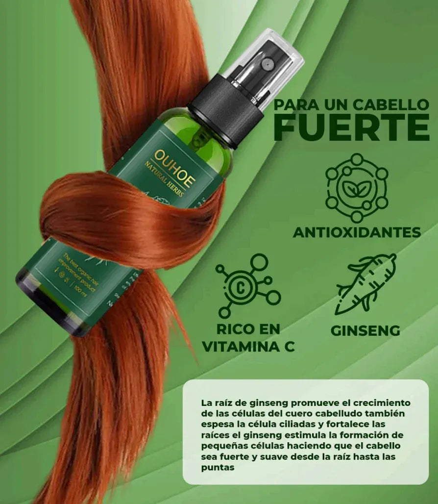 Ingredientes naturales y propiedades del tónico