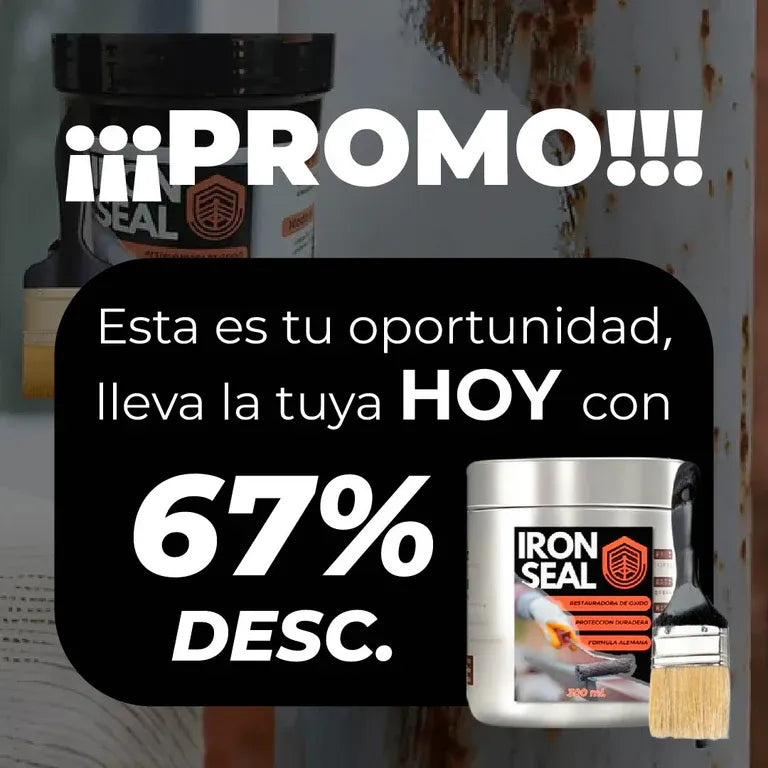 Resultado final con Iron Seal en estructuras metálicas